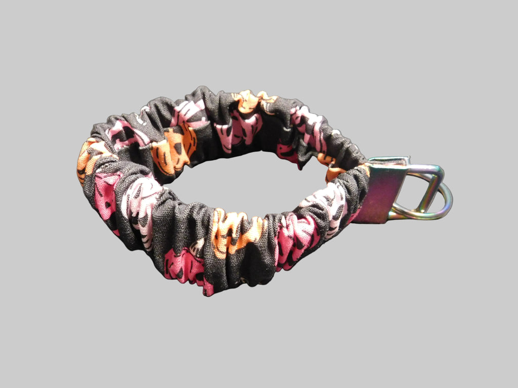 Black with Jack-O-Lanterns Key Fob Hob Holder