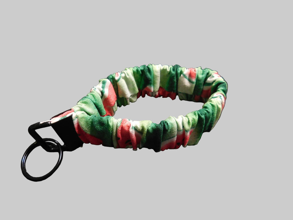 Tie Dye Green Watermelon Key Fob Holder
