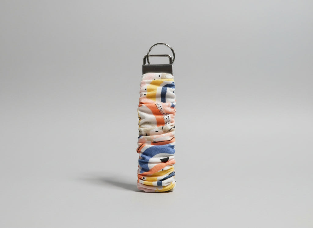 Rainbow Sloth Key Fob Holder