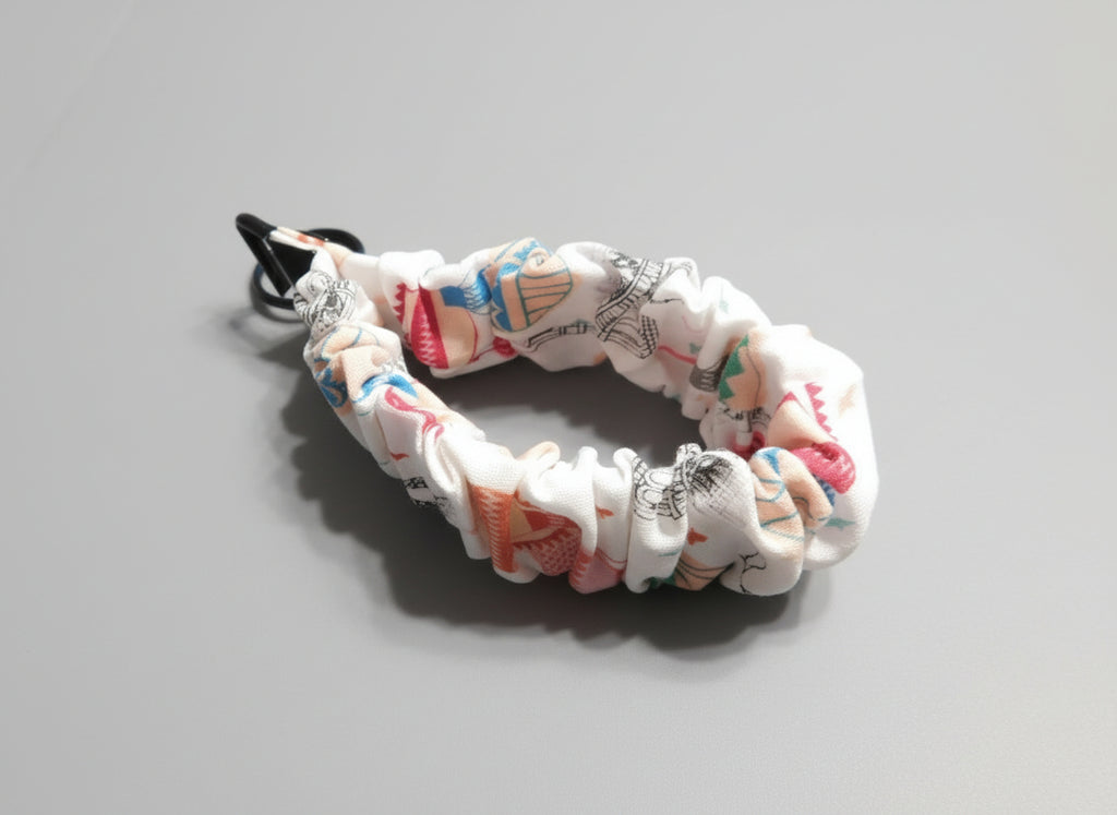 Hot Air Balloons in Paris Key Fob Holder