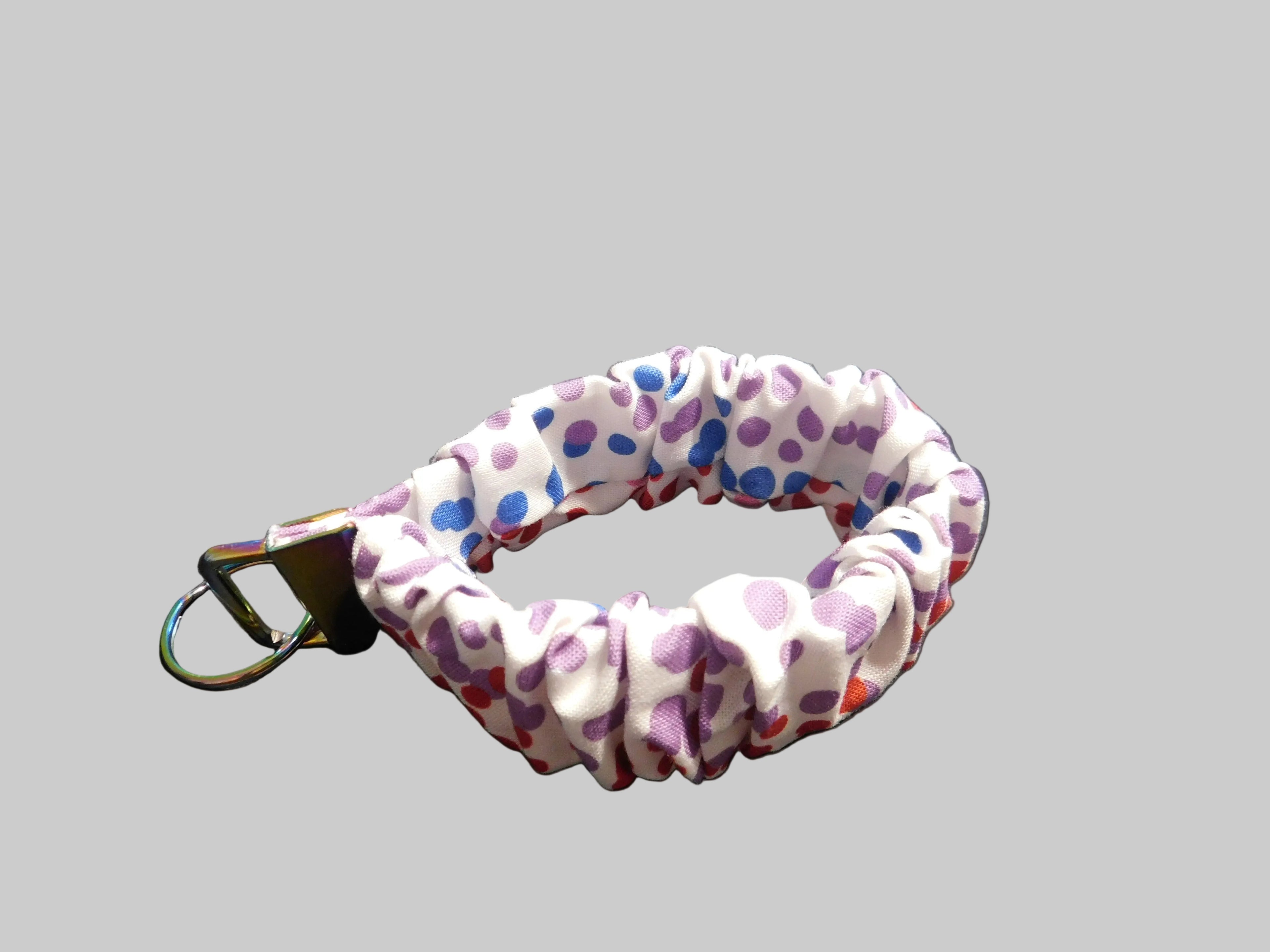 Colorful Polka Dots Key Fob Holder
