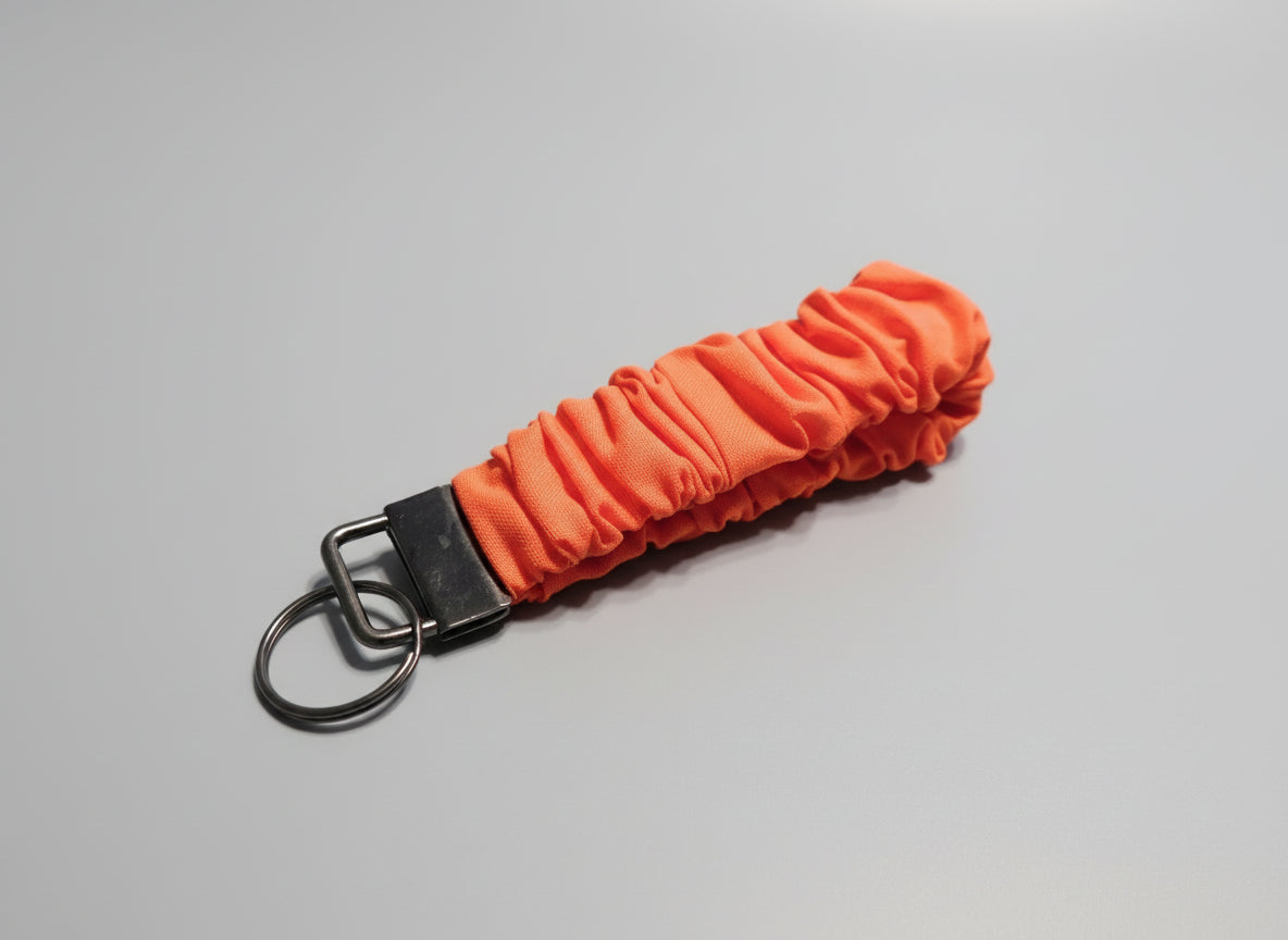 Red Orange Key Fob Holder
