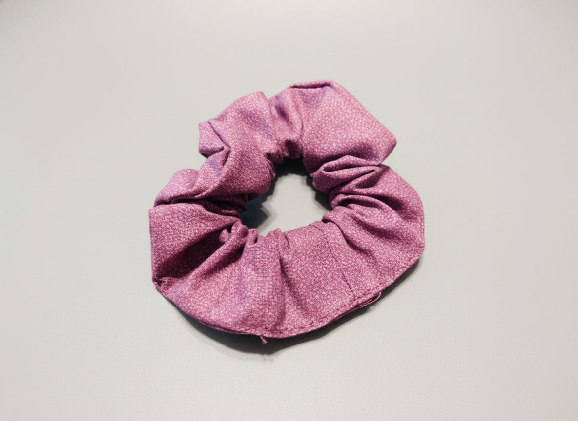 Pink Stone Scrunchie