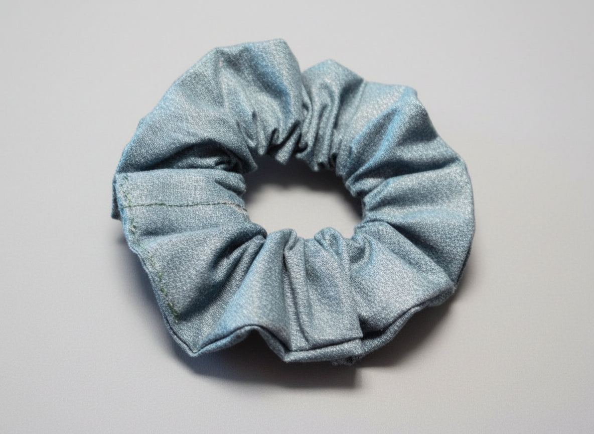 Green Stone Scrunchie