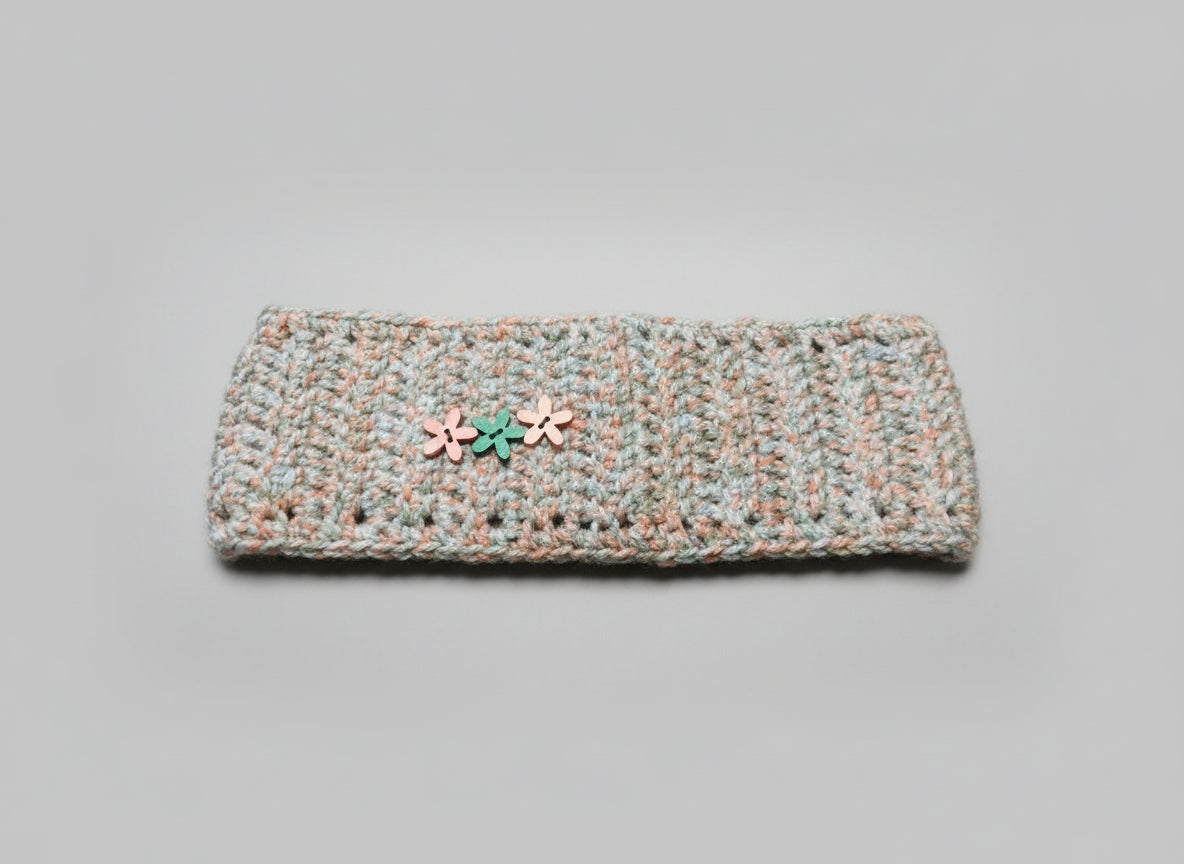 Handcrafted Multi Colored Winter Headband