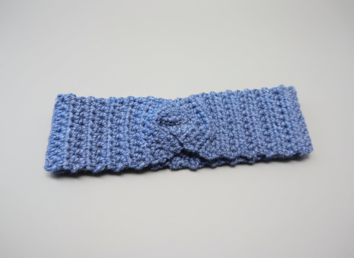 Handcrafted Blue Winter Headband