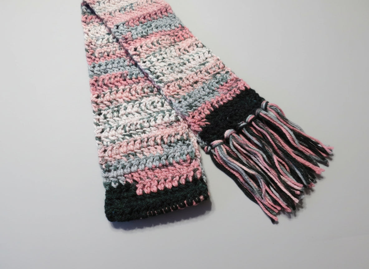 Handcrafted Suprise Stripes Scarf