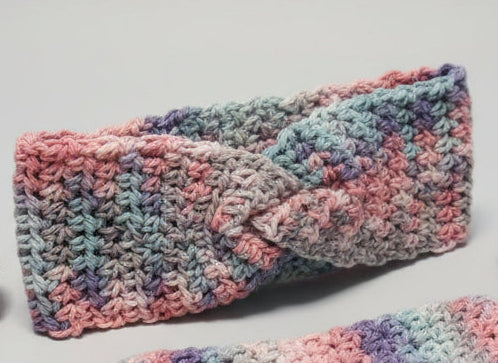 Handcrafted Multi Colored Girly Winter Headband