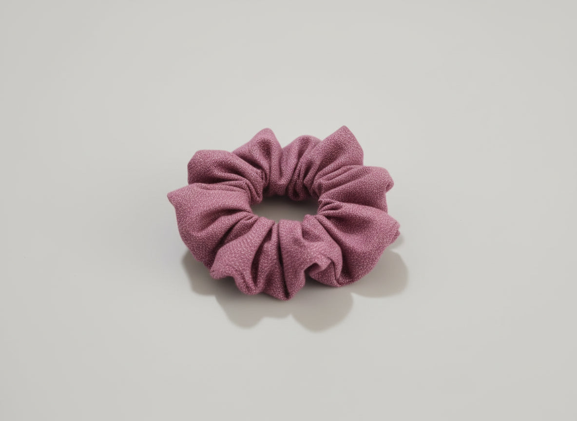 Purple Stone Scrunchie