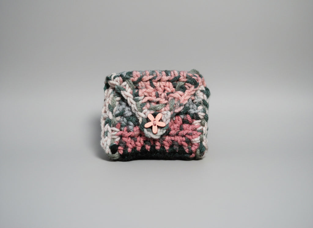 Handcrafted Suprise Stripes ID/Coin Purse