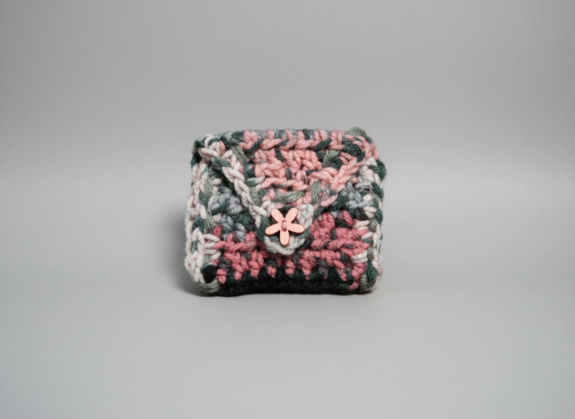 Handcrafted Suprise Stripes ID/Coin Purse