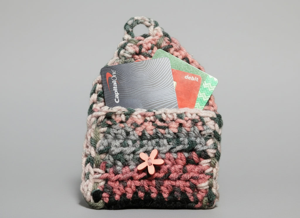 Handcrafted Suprise Stripes ID/Coin Purse