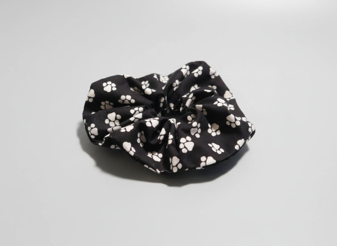 Paw Print Scrunchie