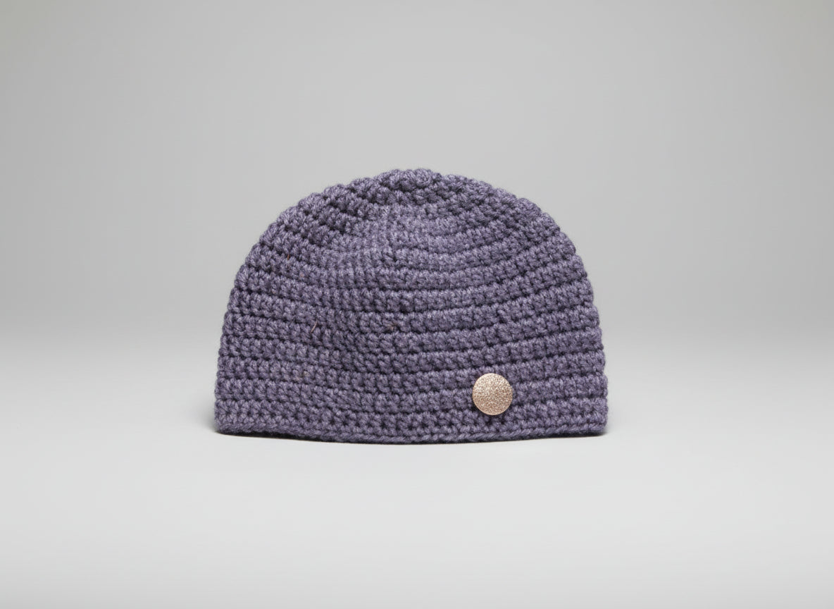 Handcrafted Blueberry Buckle Hat