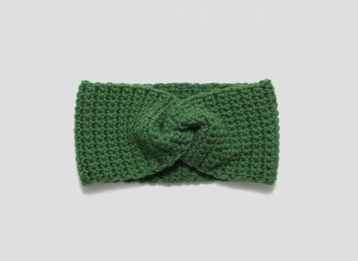 Handcrafted Evengreen Winter Headband