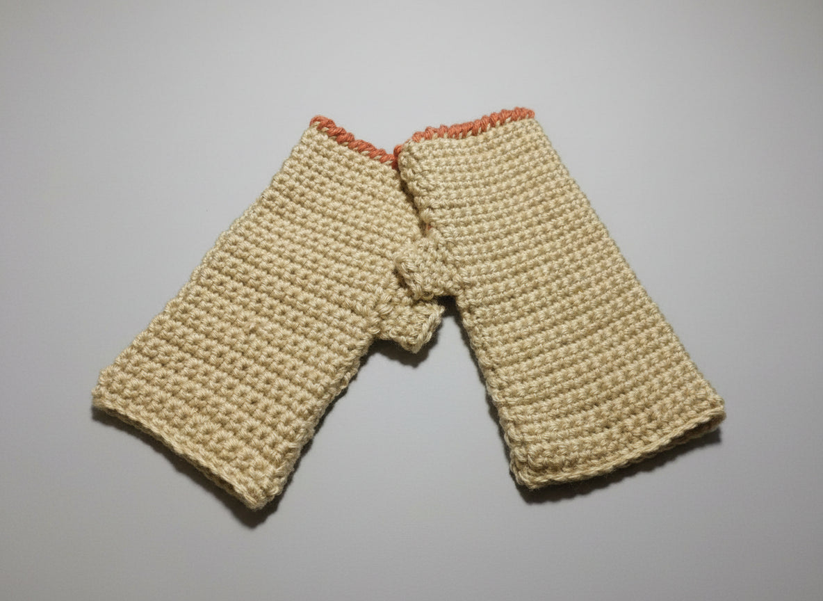Handcrafted Bone Mittens