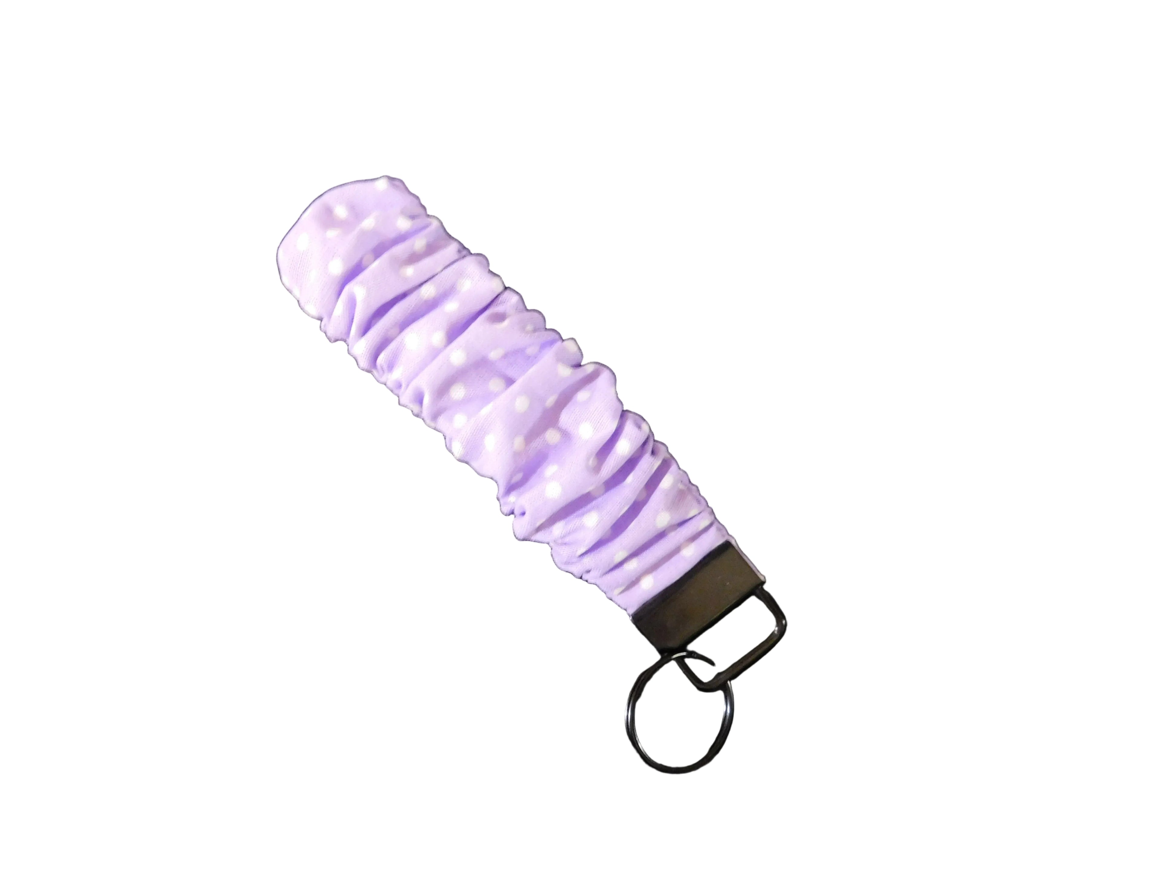 Purple w/ Dots Key Fob Holder